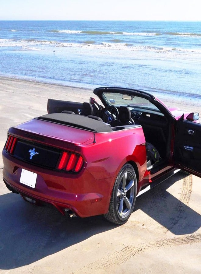 VOFONO هوائي VOFONO لسيارة فورد موستانج المكشوفة موديلات 2015-2024، هوائي بديل قصير بطول 3 بوصات مصنوع من الألمنيوم، مصمم لتحسين استقبال راديو FM وAM - Image 3